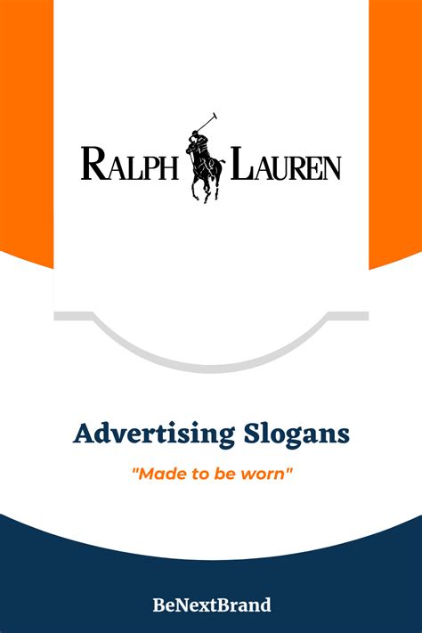 ralph lauren slogan